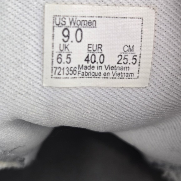 Vans Floral Rose Checkerboard Sneakers Women 9 Pink Blue Low Top Skate Shoes - Picture 9 of 9